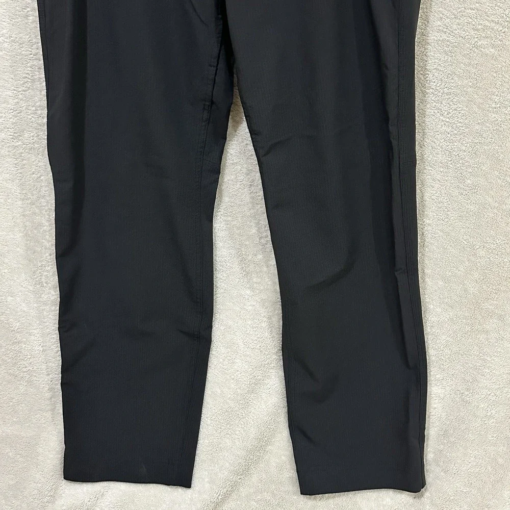 Lululemon Work To Play Pant Pinstripe Black Stretchy Size 34 Career‎ City